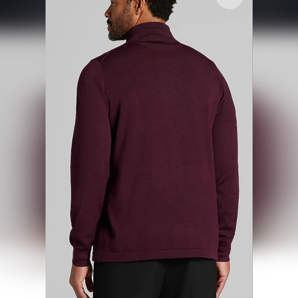 Joseph Abboud 100% Extra Fine Merino Wool Sweater - Picture 9 of 9